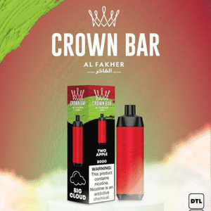 crown bar alfakher two apple 8000 puffs.png