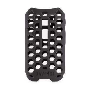 davinci iqc silicon glove steath black front view.jpg
