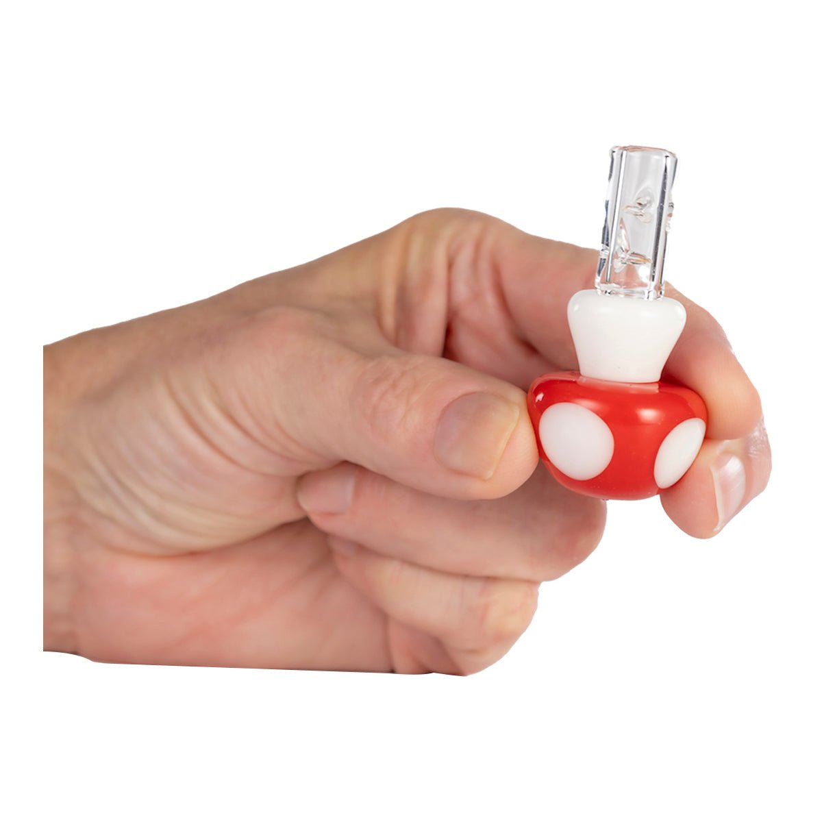 drip tip mushroom in hand view.jpg drip tip mushroom in hand view.jpg